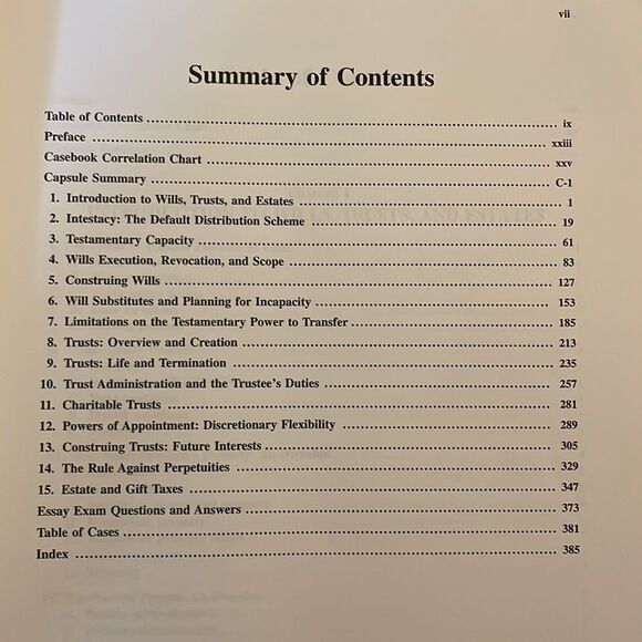 Emanuel Law Outlines: Wills, Trusts, and Estates 8th Edition - Law School - Picture 11 of 12